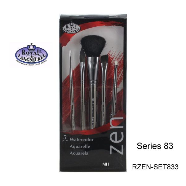 Watercolour Zen Brush set 5pc RZEN-SET833