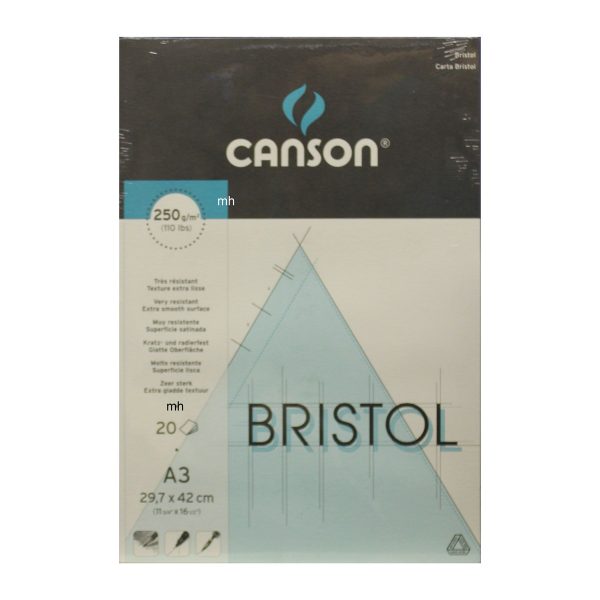 canson A3 bristol pad 250gsm paper