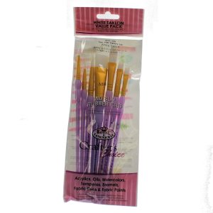 Royal Brush Craft/Art BrushGolden Taklon value pack 3pc