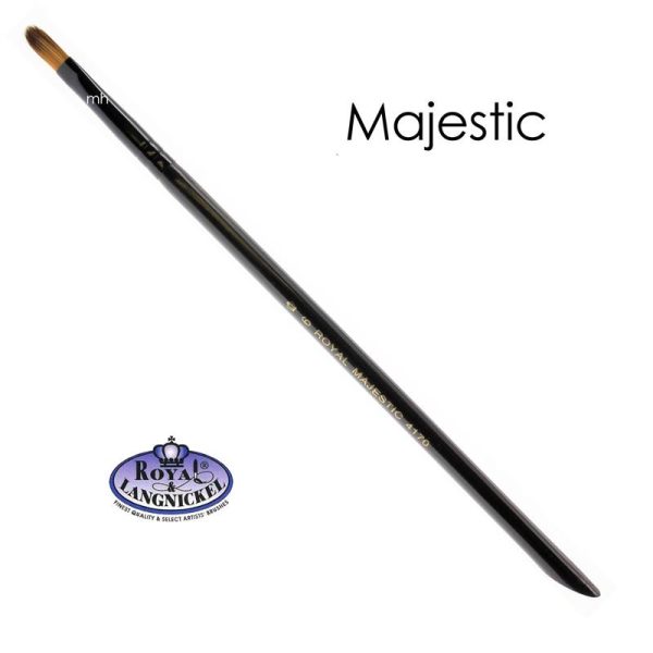 The majestic #6 Filbert Brush from Royal and Langnickel