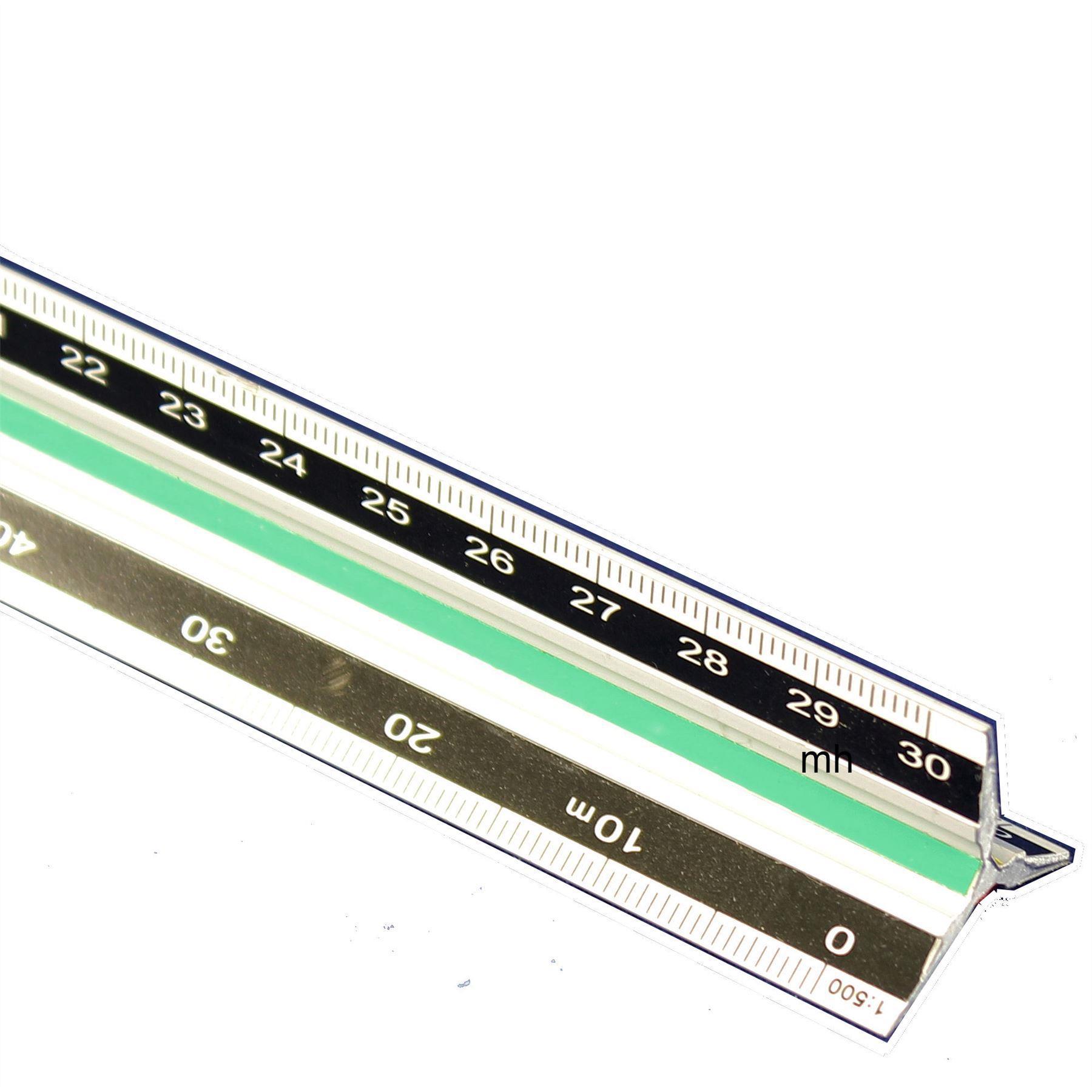 Loxley Aluminum Scale Rule Ruler 30cm (12")