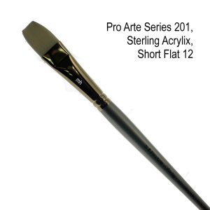 Pro Arte series 201 short flat 12 brush