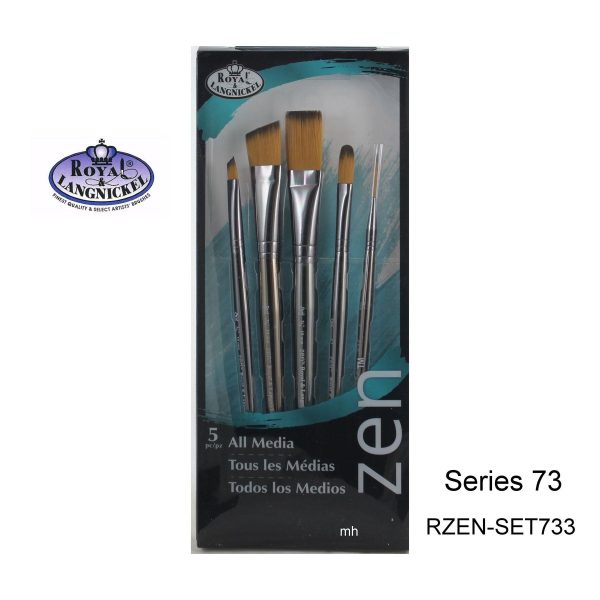 All Media Zen Brush set RZEN-SET733, Royal & Langnickel
