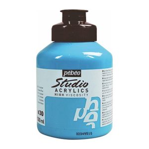 Pebeo Studio Acrylic paint 500ml Turquoise blue