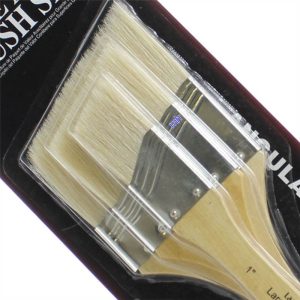 White Bristled Angle Stiff Brushes from Royal and Langnickel