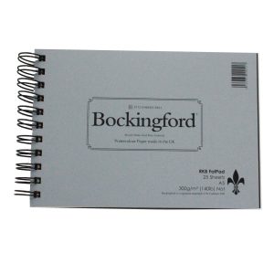 R K Burts Bockingford watercolour paper pad A5