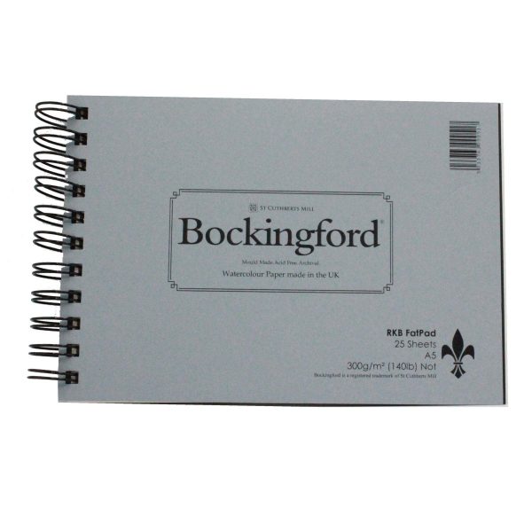 R K Burts Bockingford watercolour paper pad A5