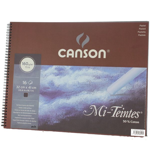 Canson Artists Black pastel paper pad Mi Teintes