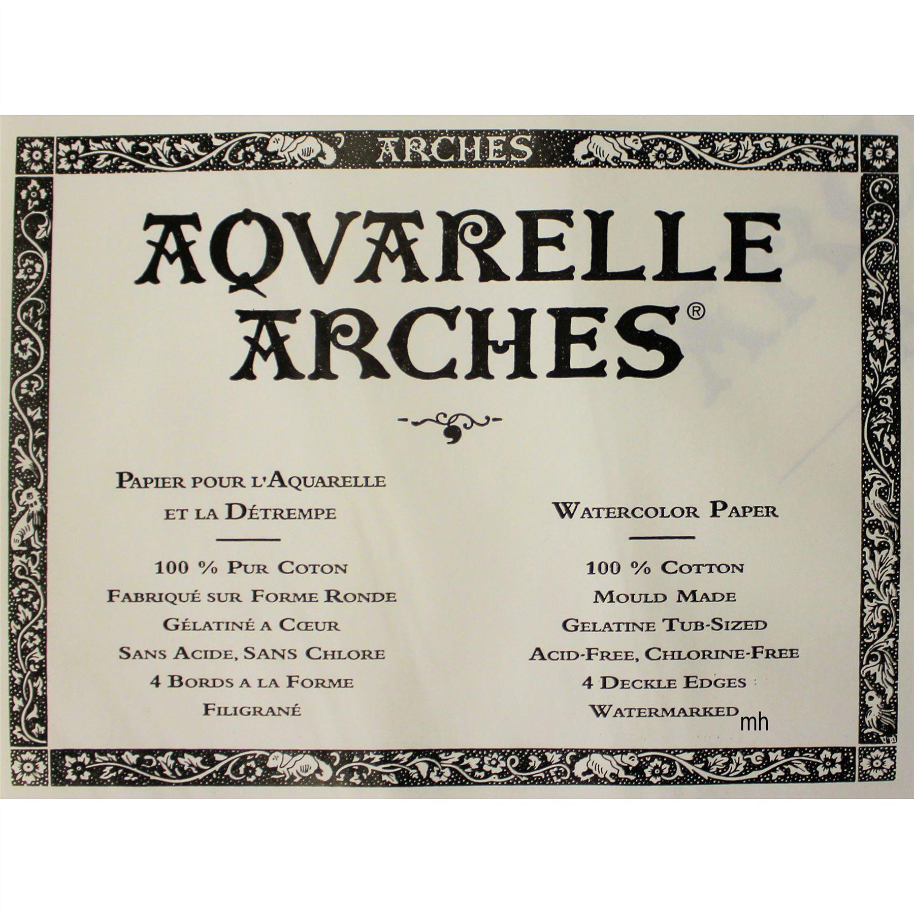 arches aquarelle sheets 300gsm