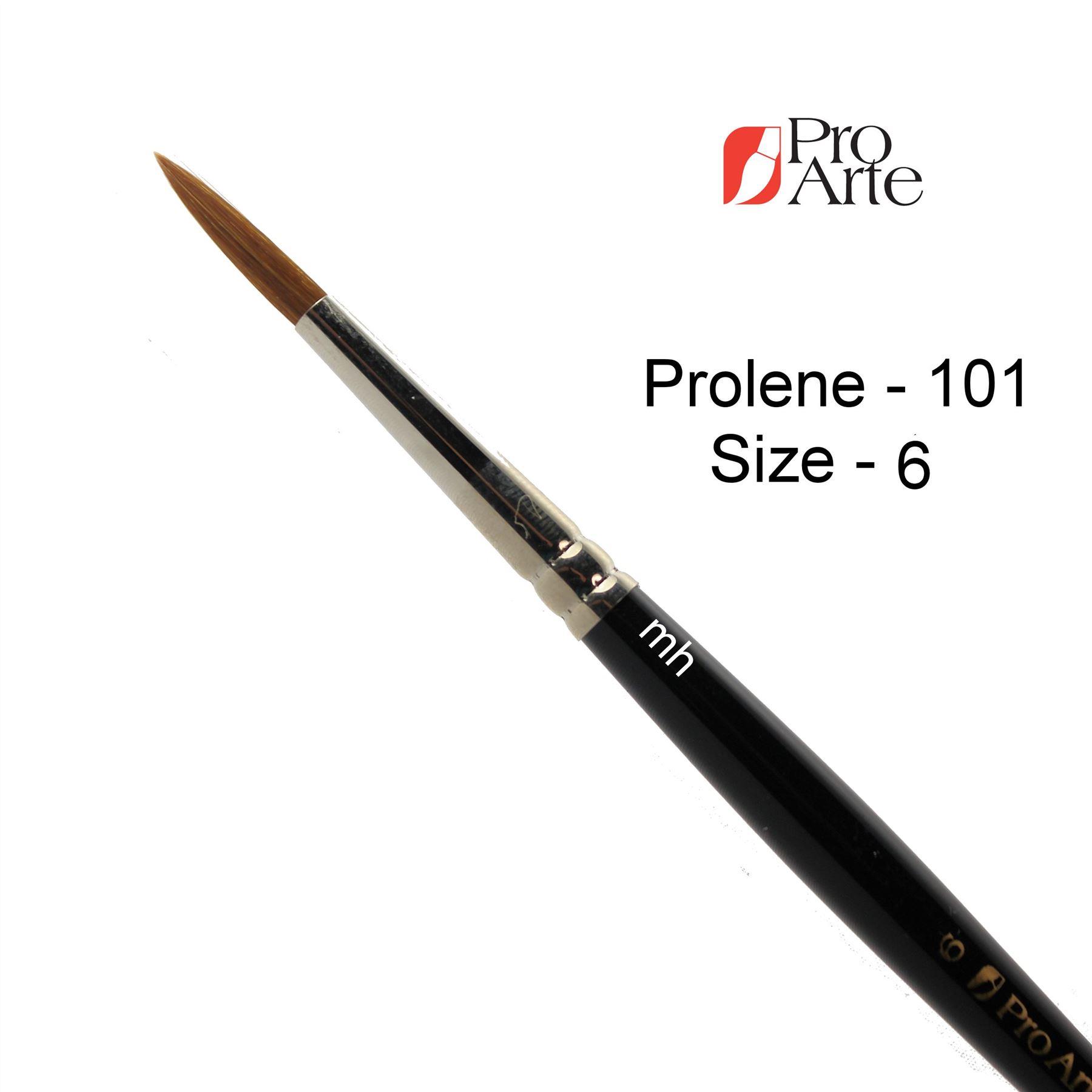 Pro Arte Series 101, Prolene Synthetic Watercolour Brushes 6