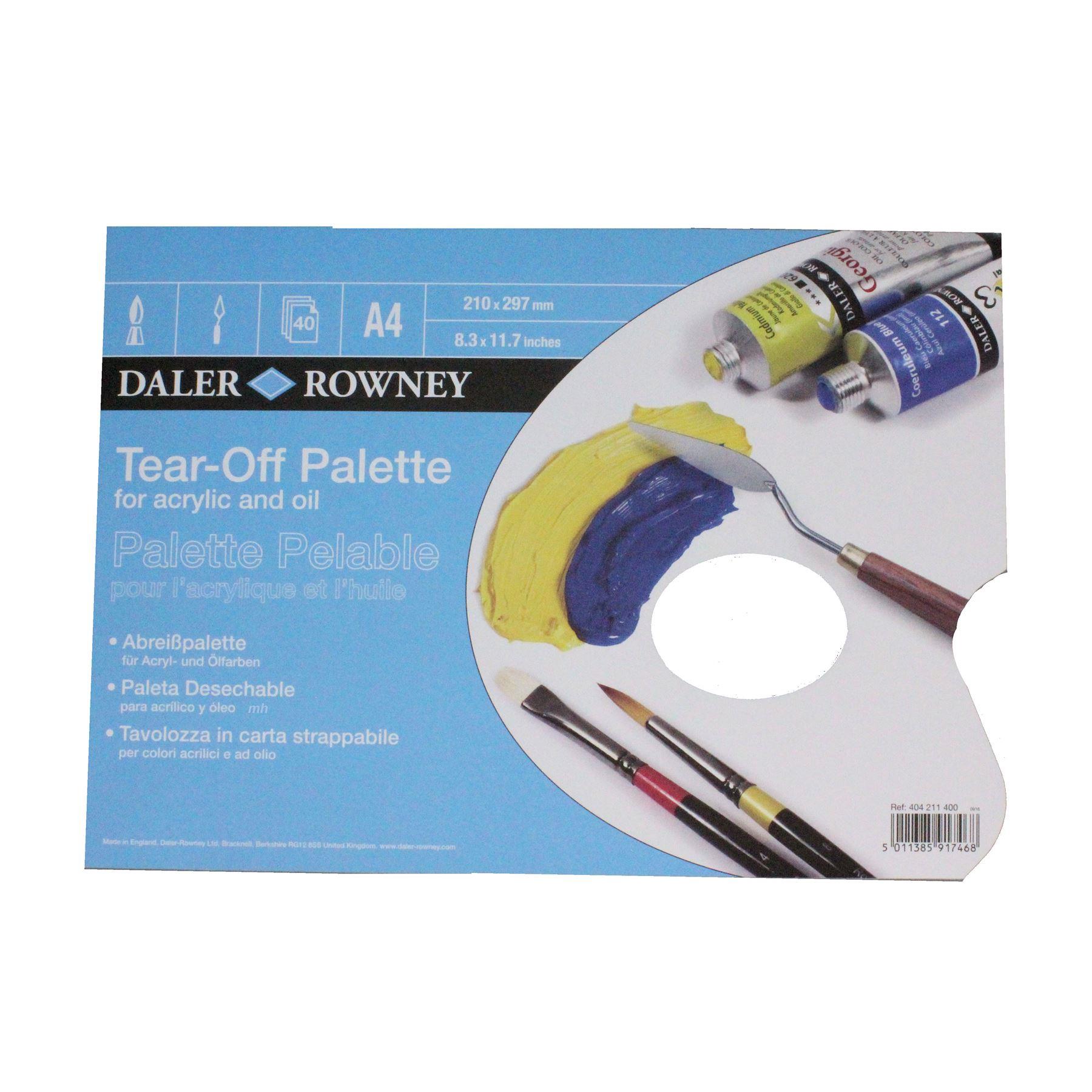 Daler Rowney Oil & acrylic tear-off palette A4