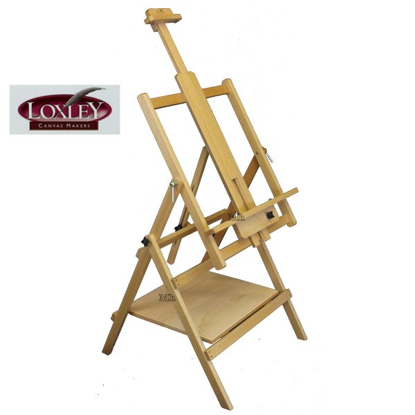 side loxley wooden artists easel