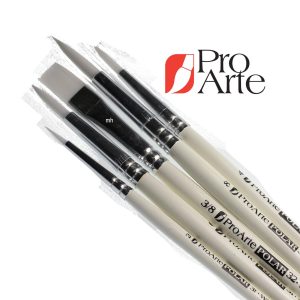 Pro Arte Polar White Nylon Brush Set