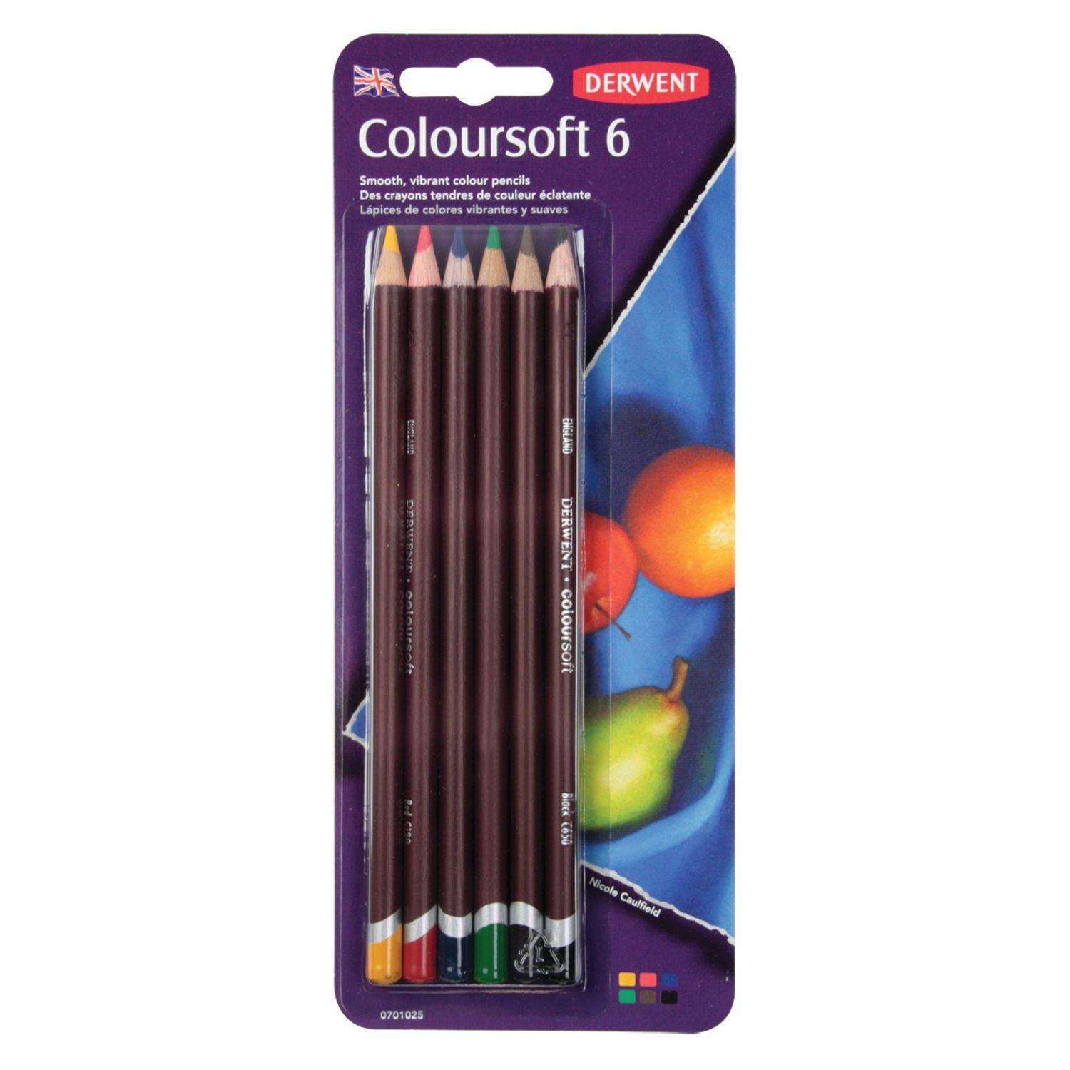 Derwent Coloursoft 6 pack