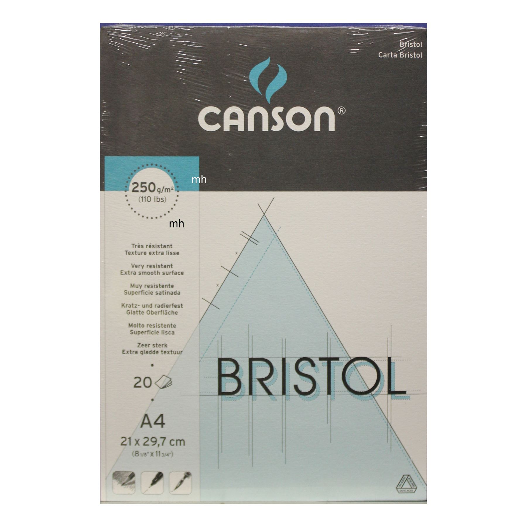 canson bristol A4  graphite paper