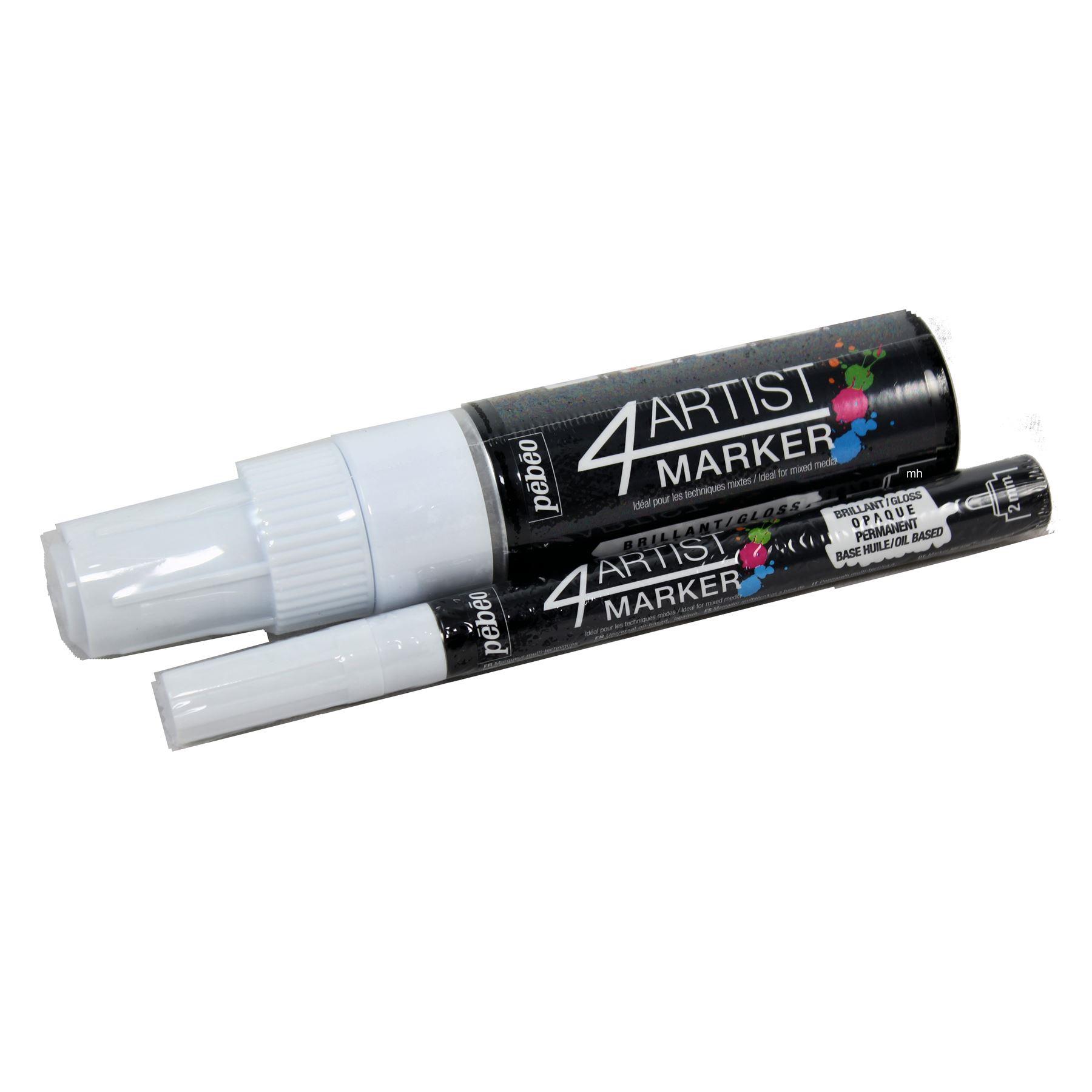Pébéo 4Artist Marker - Pennarello ad olio Nero