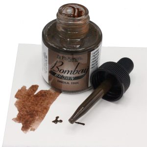 bombay india liquid ink brown 30ml
