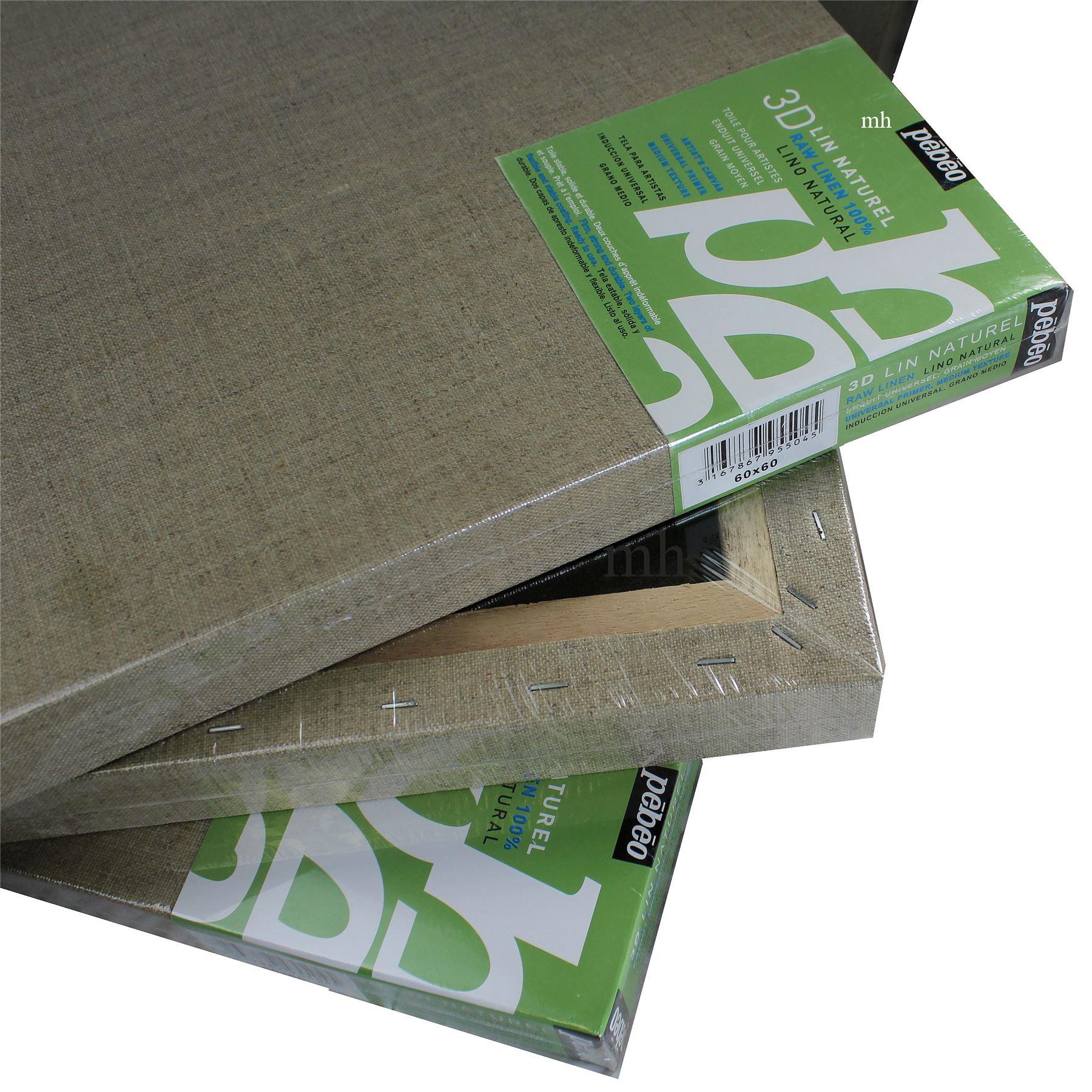 Pebeo 3D natural lined canvas 60x60cm