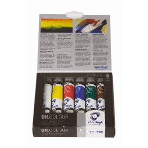 van Gogh oil colour paint 6×20 mL tubes