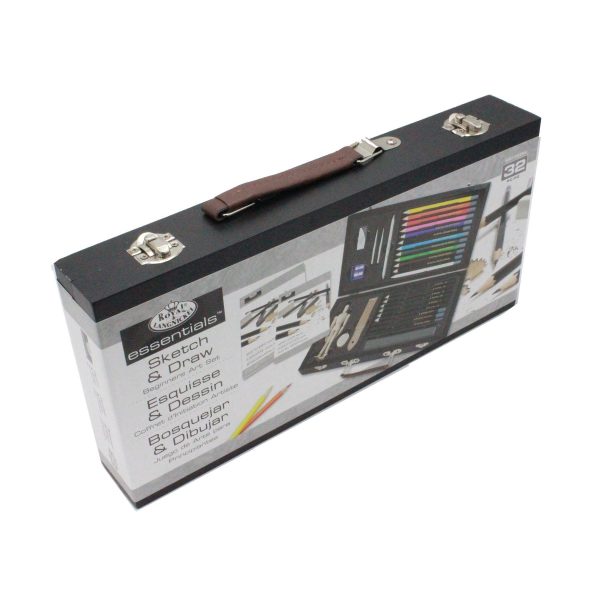 art sketch set gift box drawing colouring pencils  local art shop
