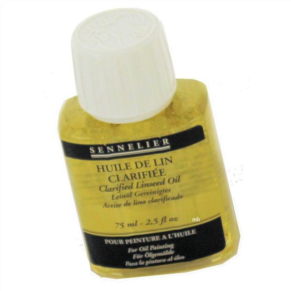 Sennelier Clarified Linseed Oil 75ml Oil Painting