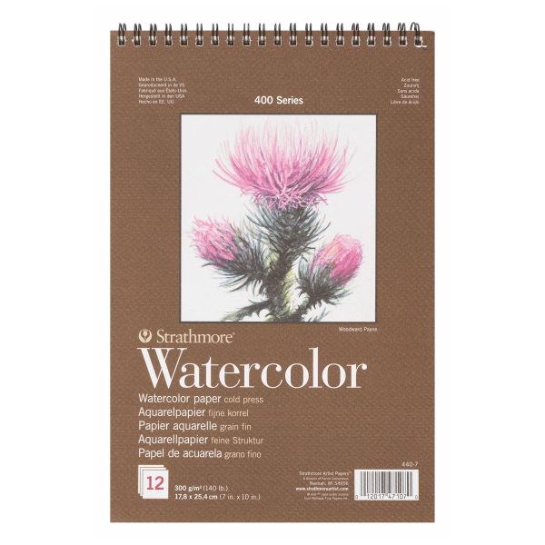 Strathmore 400 series Watercolour paper painting pad 300 GSM