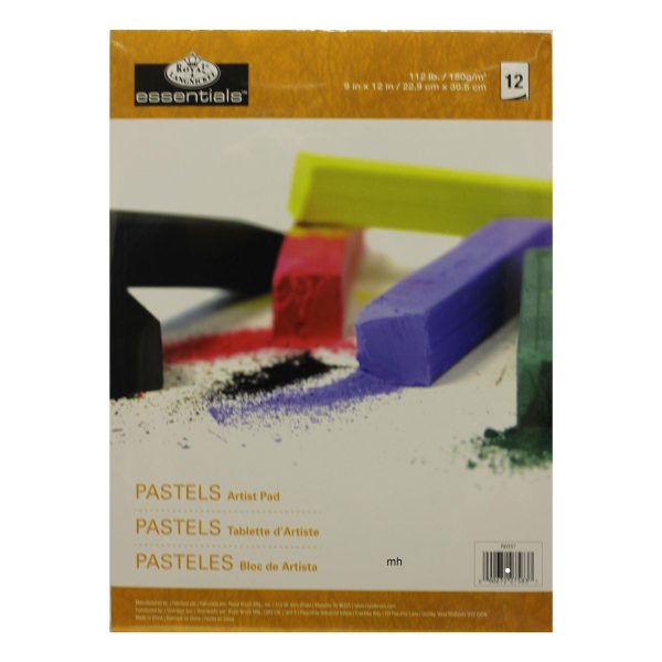 Essentials Pastels Artist Paper Pad 9x12 12 Sheets