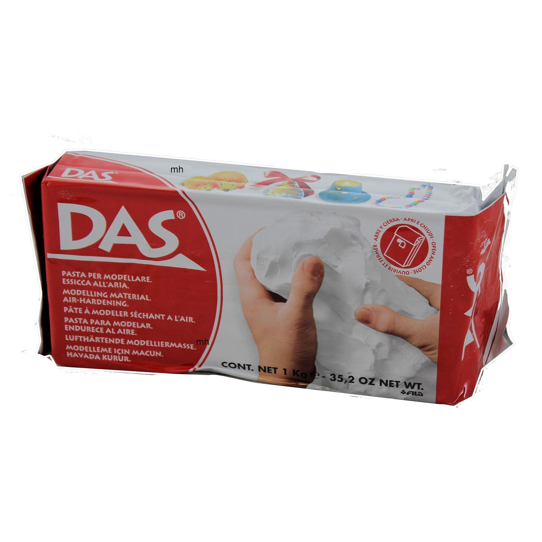 Das White modelling Material air drying clay 980g Net 1kg