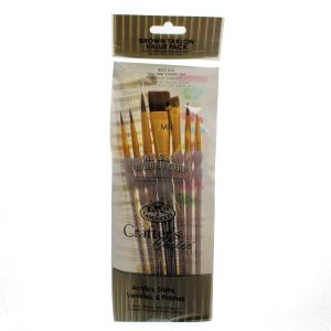 Royal Brush Craft/Art BrushGolden Taklon value pack 3pc