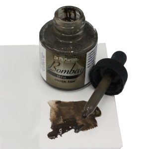 bombay india ink sepia lightfast permanent
