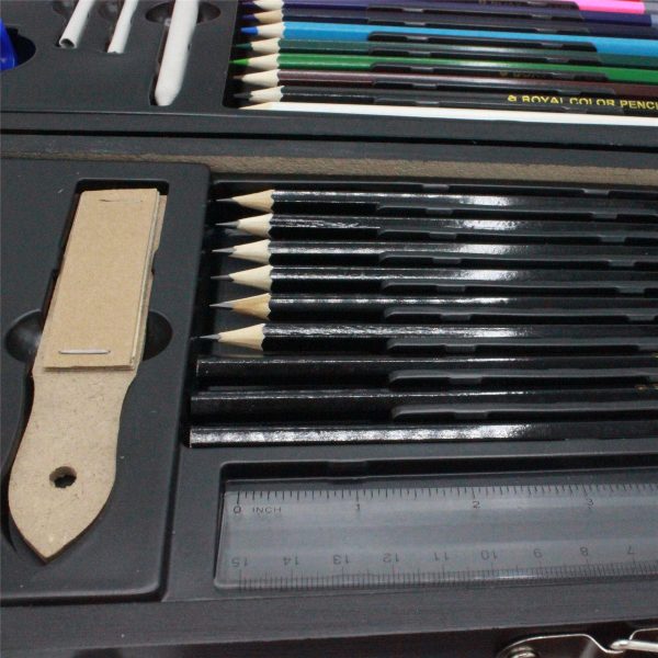 drawing graphite pencil graded set rule sandpaper  local art shop