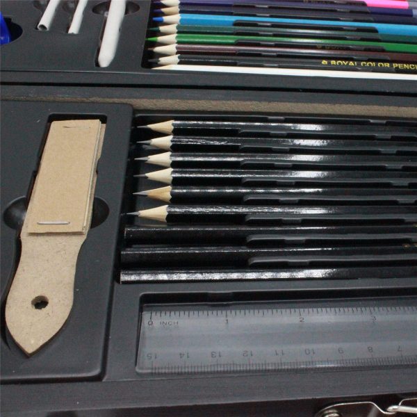 drawing graphite pencil graded set rule sandpaper  local art shop