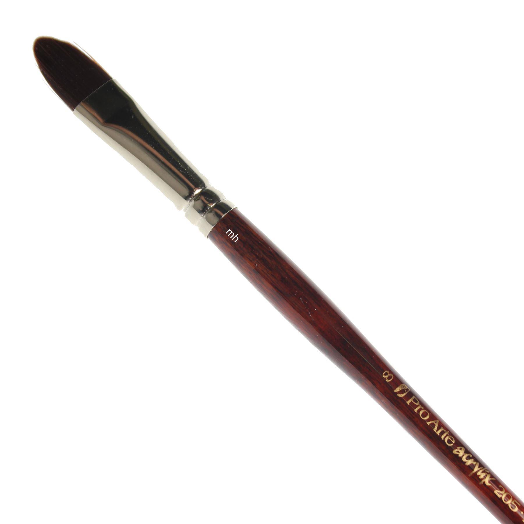 Pro Arte Series 205 Acrylix Brushes, Filbert 8