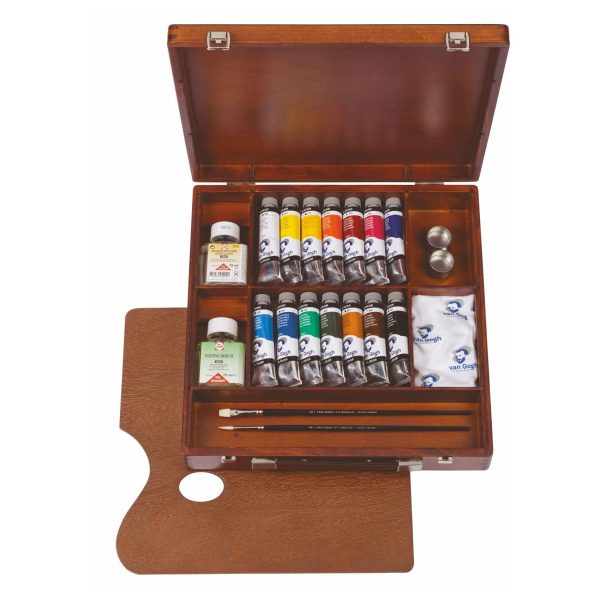 Royal Talens Van Gogh Oil Colour Wooden Box Inspiration