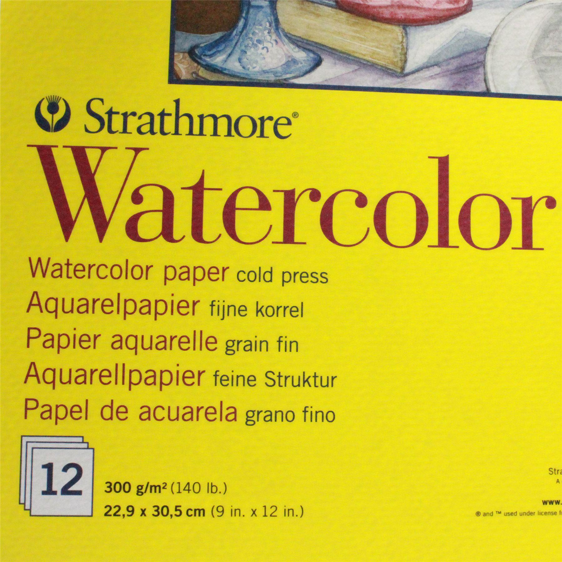 strathmore watercolour cold press paper pad