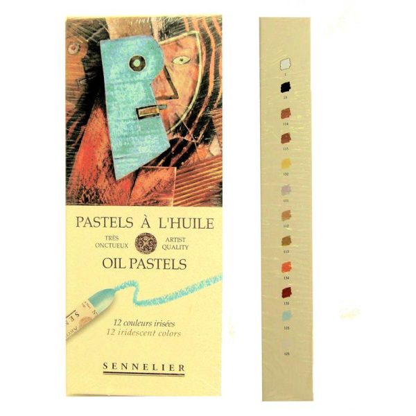 12 Sennelier Oil Pastels - Iridescent Colours