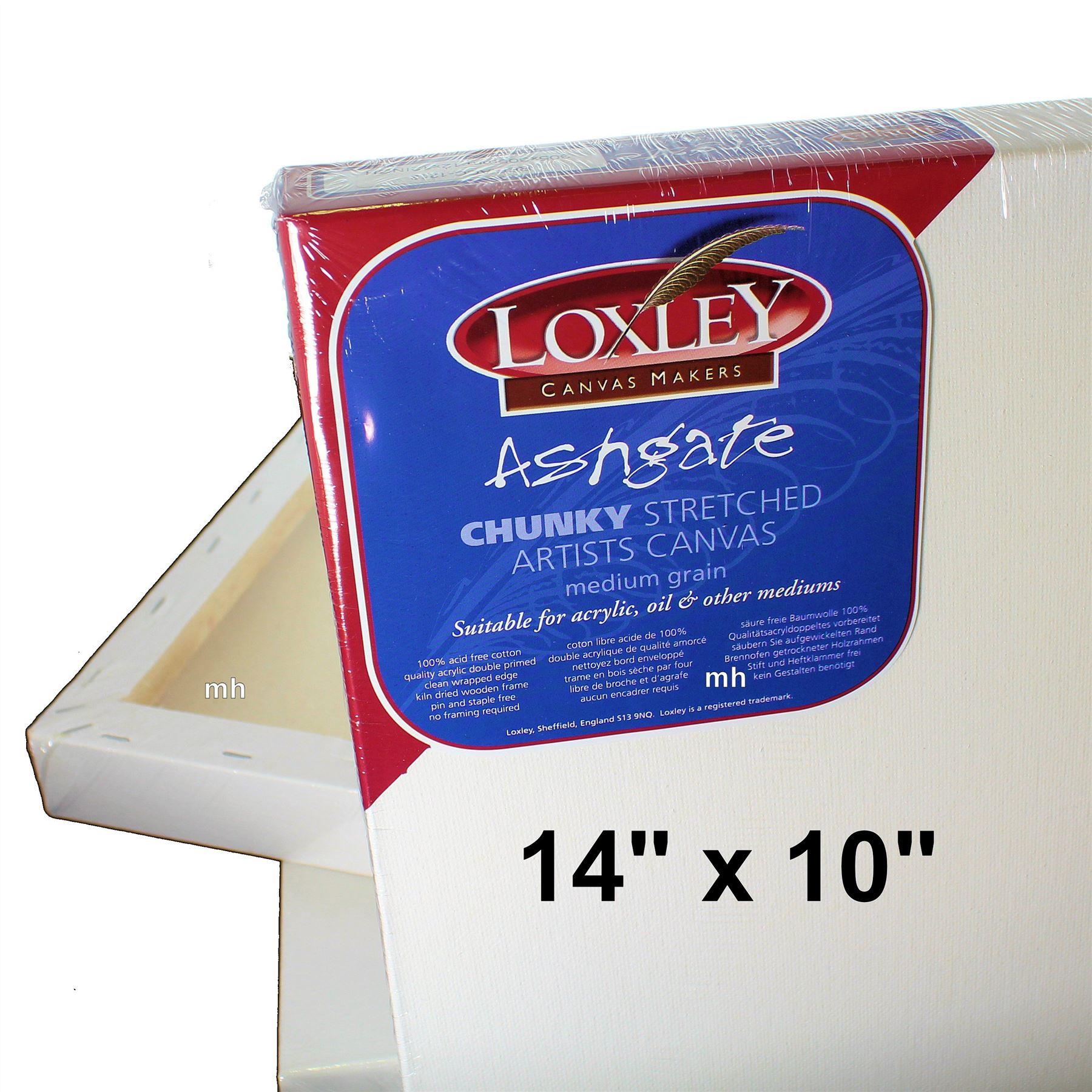 Loxley Ashgate deep edge artist 14" x 10" canvas