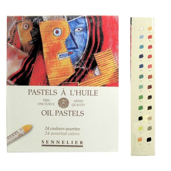 24 Assorted Sennelier Oil Pastels