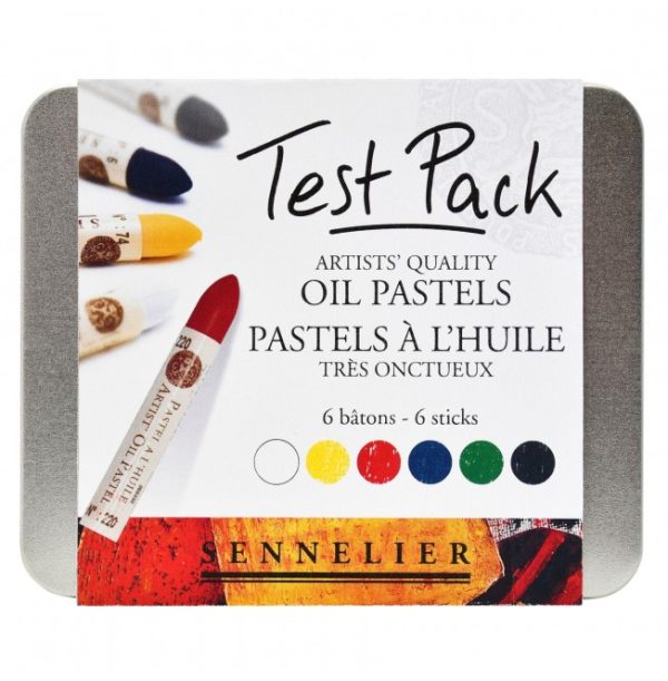 Sennelier Artists Pastel sticks Test tin of 6