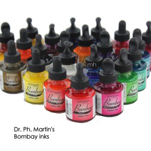 Dr Ph Martin Bombay India ink artist colour 30ml bottle inks
