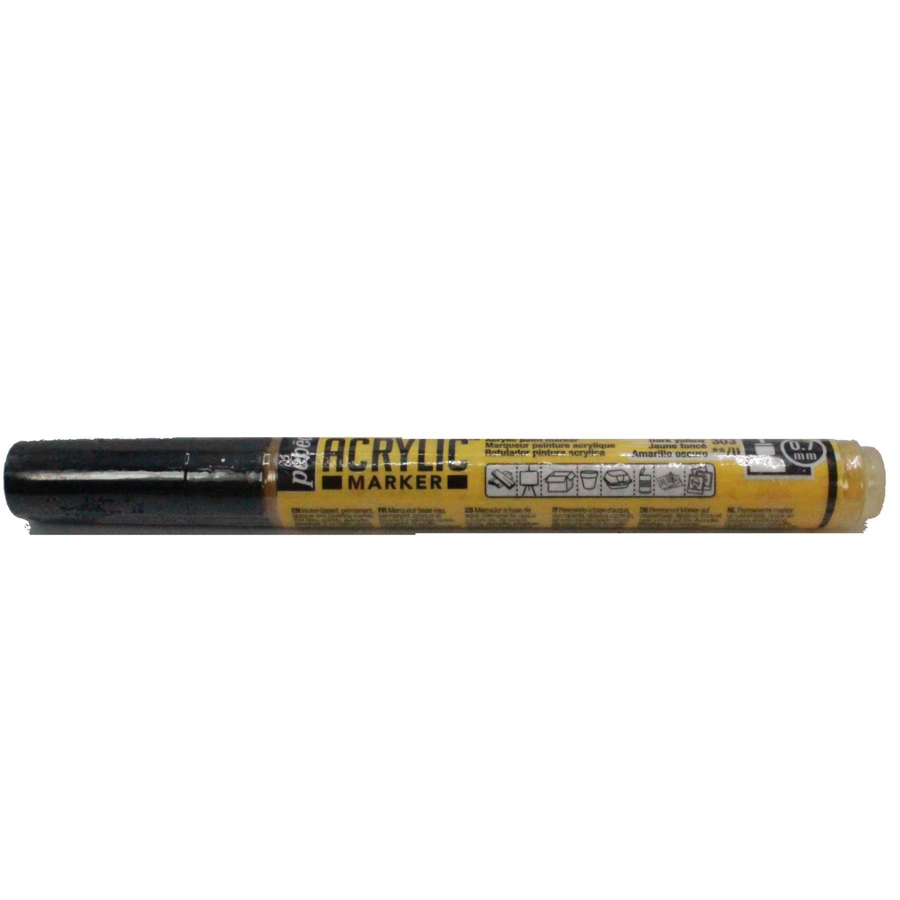 Pebeo Acrylic marker 0.7 tip/nib Yellow