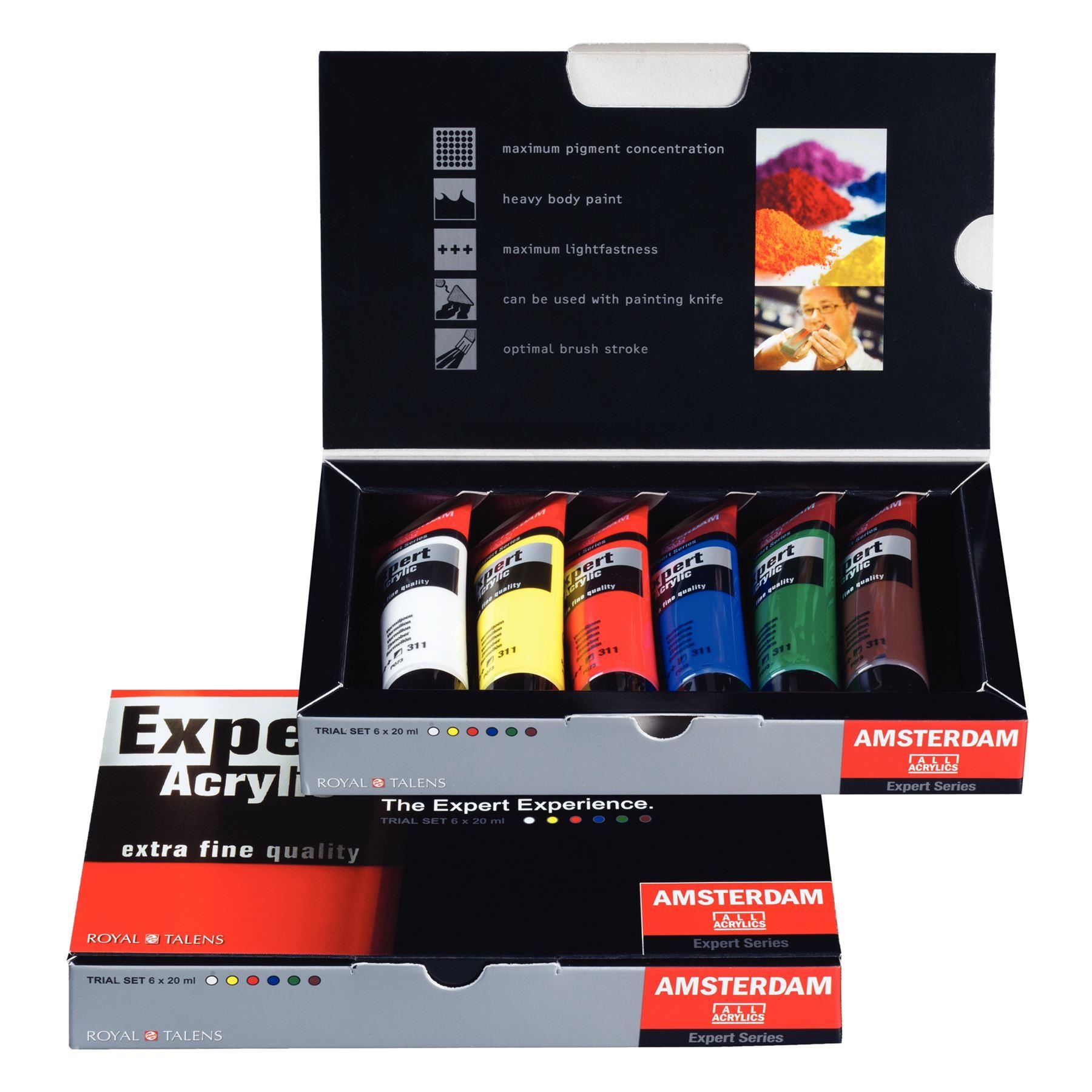 Amsterdam expert trail set all acrylic 6 x 20ml