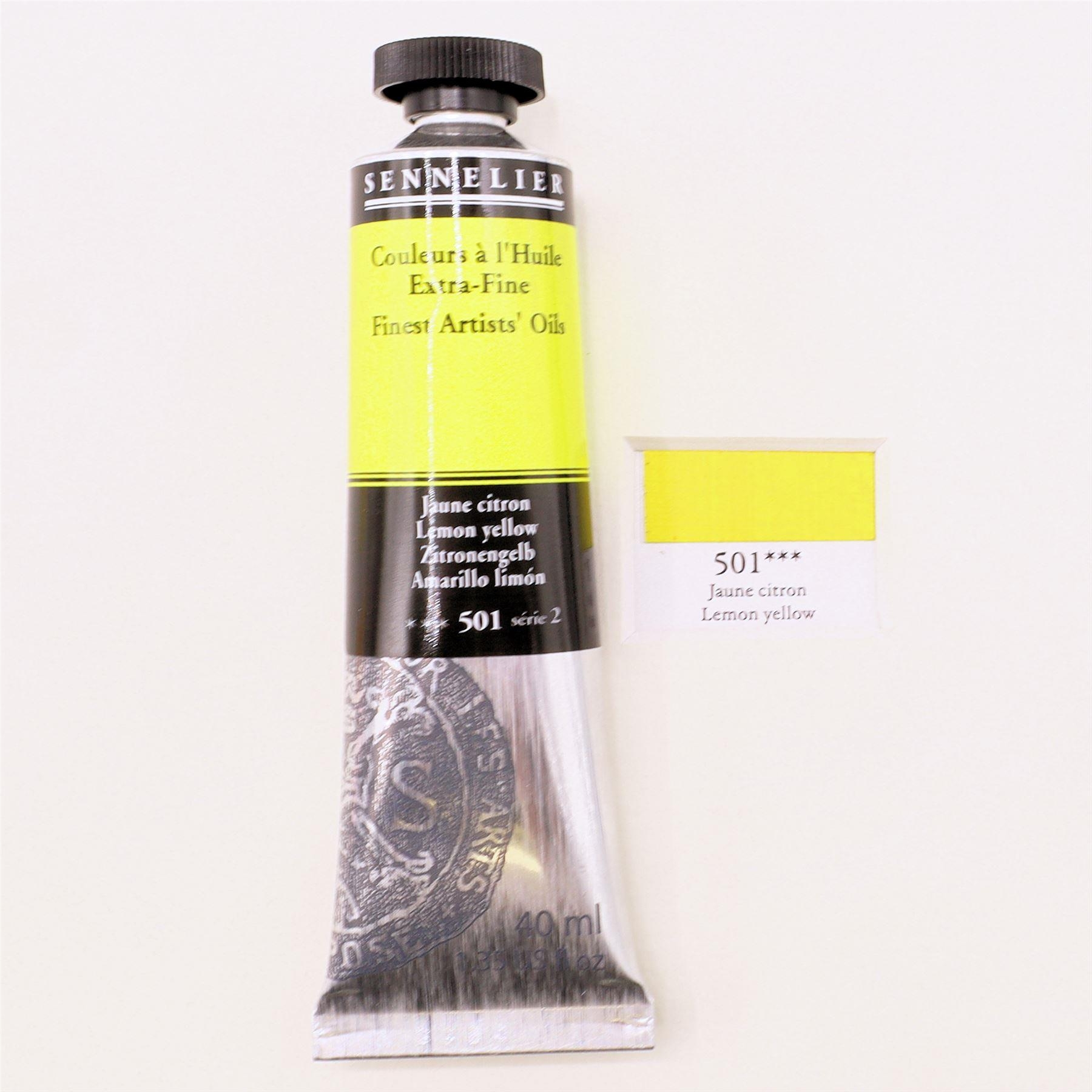 Sennelier 40ml Artist Oil Lemon Yellow