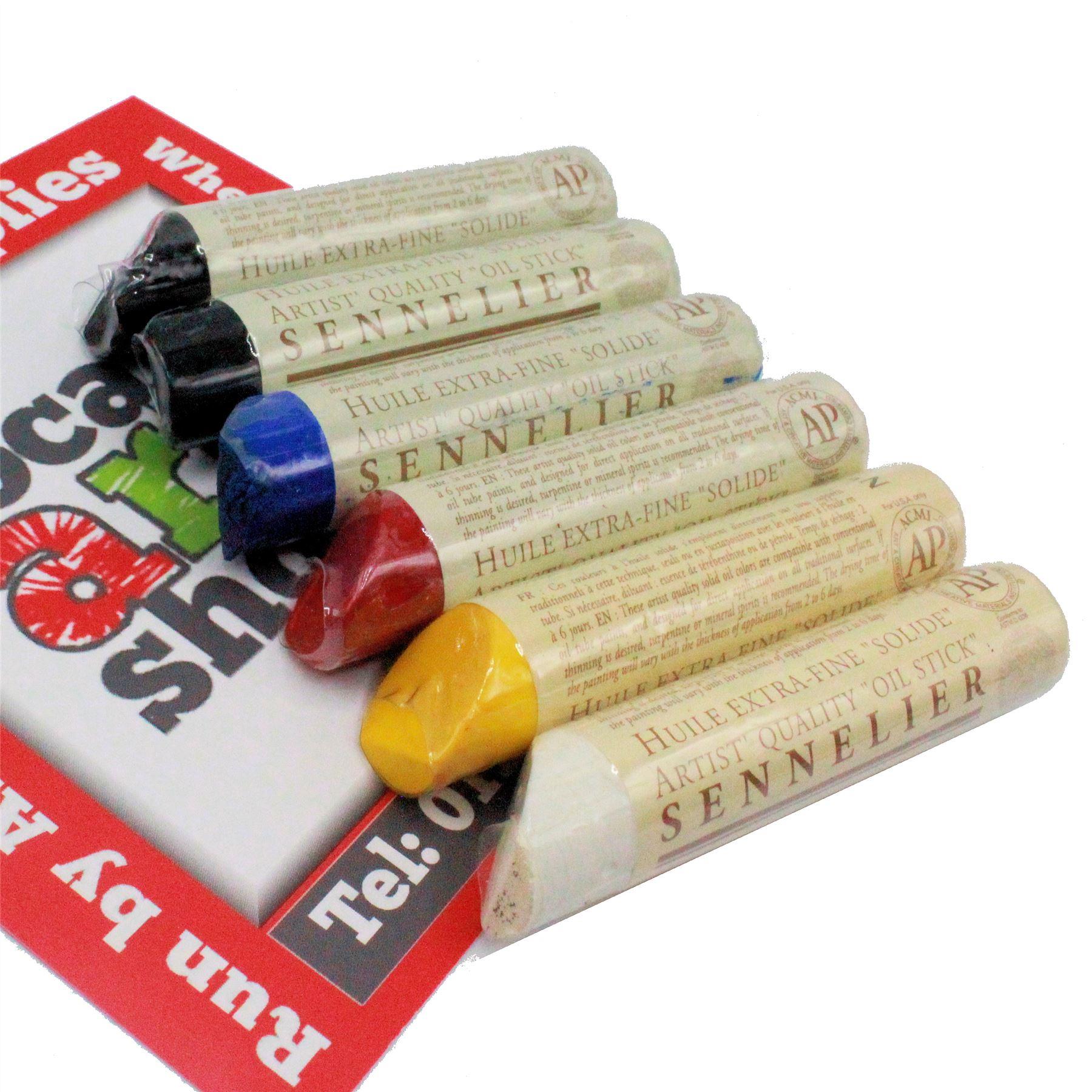 small test pack by Sennelier oil stick set