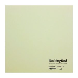 Bockingford Eggshell  watercolour paper 2 sheet 22x15" cold press paper 300gsm