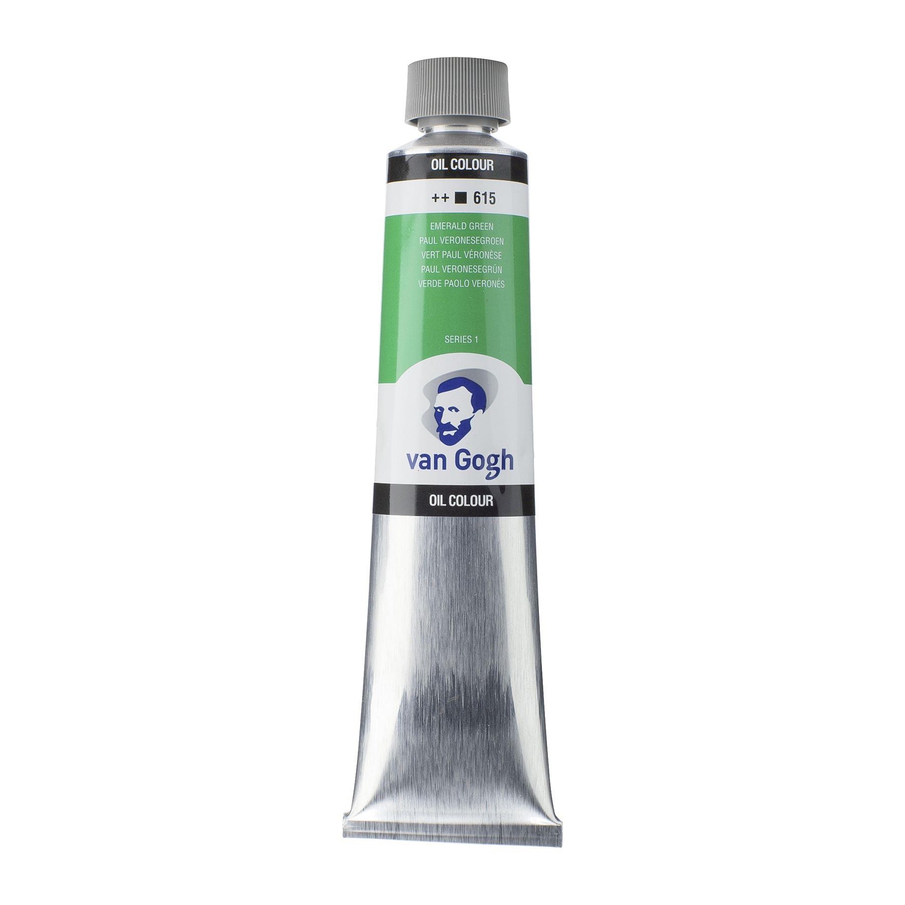 Van Gogh Oil Paint 200ml Emerald green 615