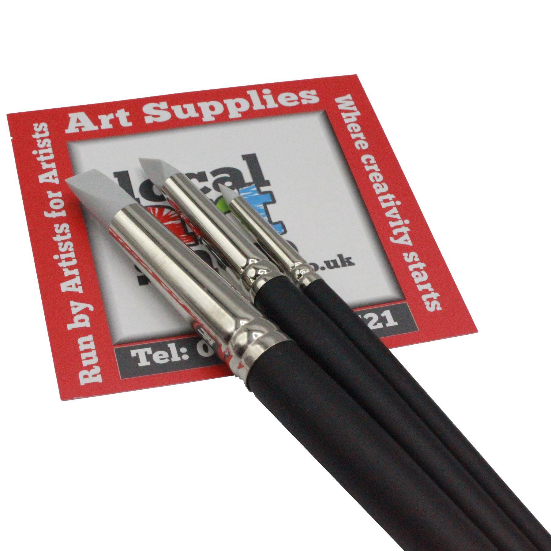 Talens silcon tip artists paint brushes