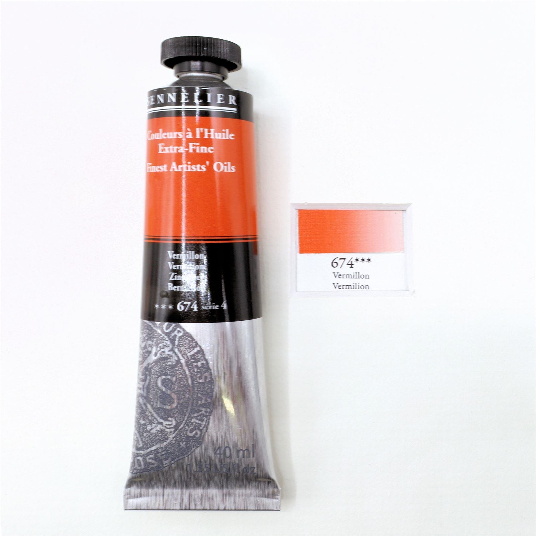 Sennelier 40ml Artist Oil Vermillion