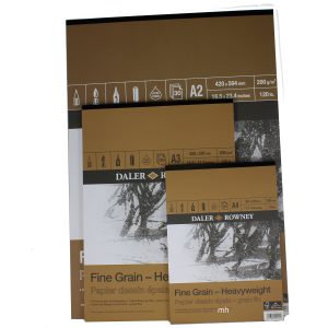 Daler Rowney Fine Grain Heavy Weight Paper Pad 200gsm