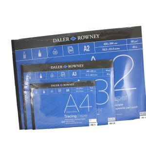 Daler Rowney Tracing Paper Pad 60gsm A2, A3 or A4